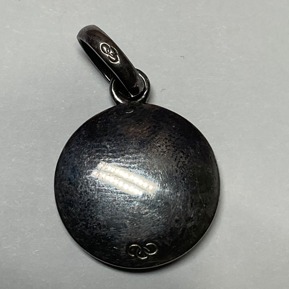 Rare Links Of London Sterling Silver WIMBLEDON Pendant. 3/4 inch diameter - Picture 4 of 6